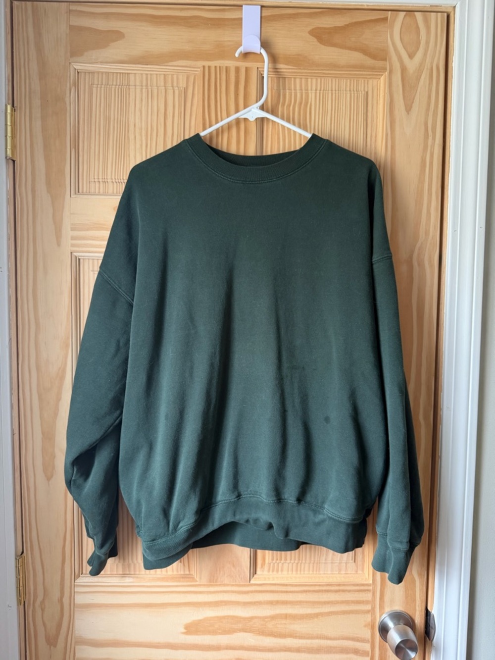 John Galt dark green heavy sweatshirt
